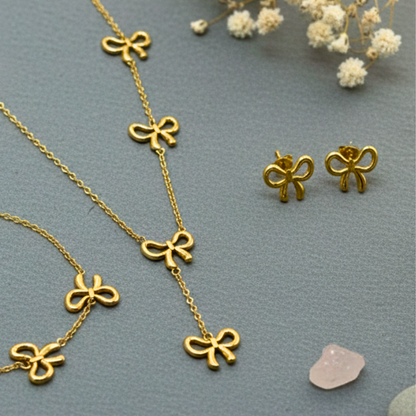 Bowline Grace Set (Necklace, Bracelet & Earrings)