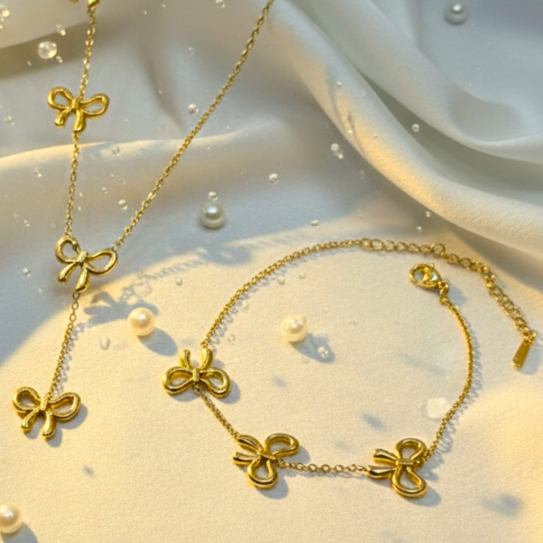 Bowline Grace Set (Necklace, Bracelet & Earrings)