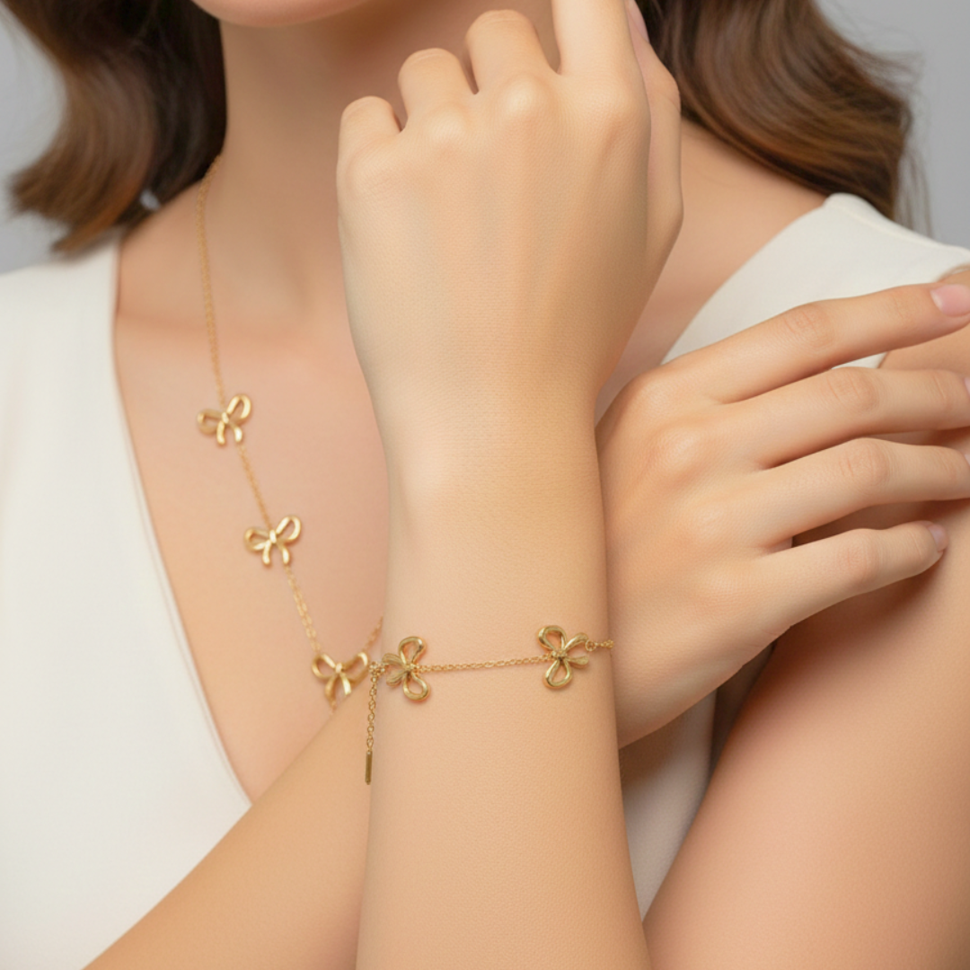 Bowline Grace Set (Necklace, Bracelet & Earrings)