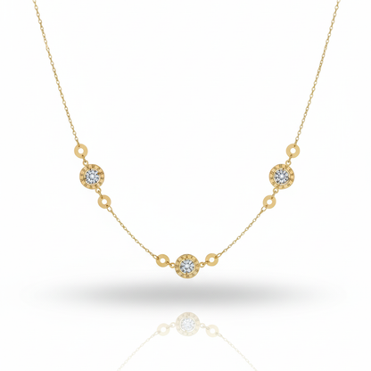 Roman Spark Station Necklace