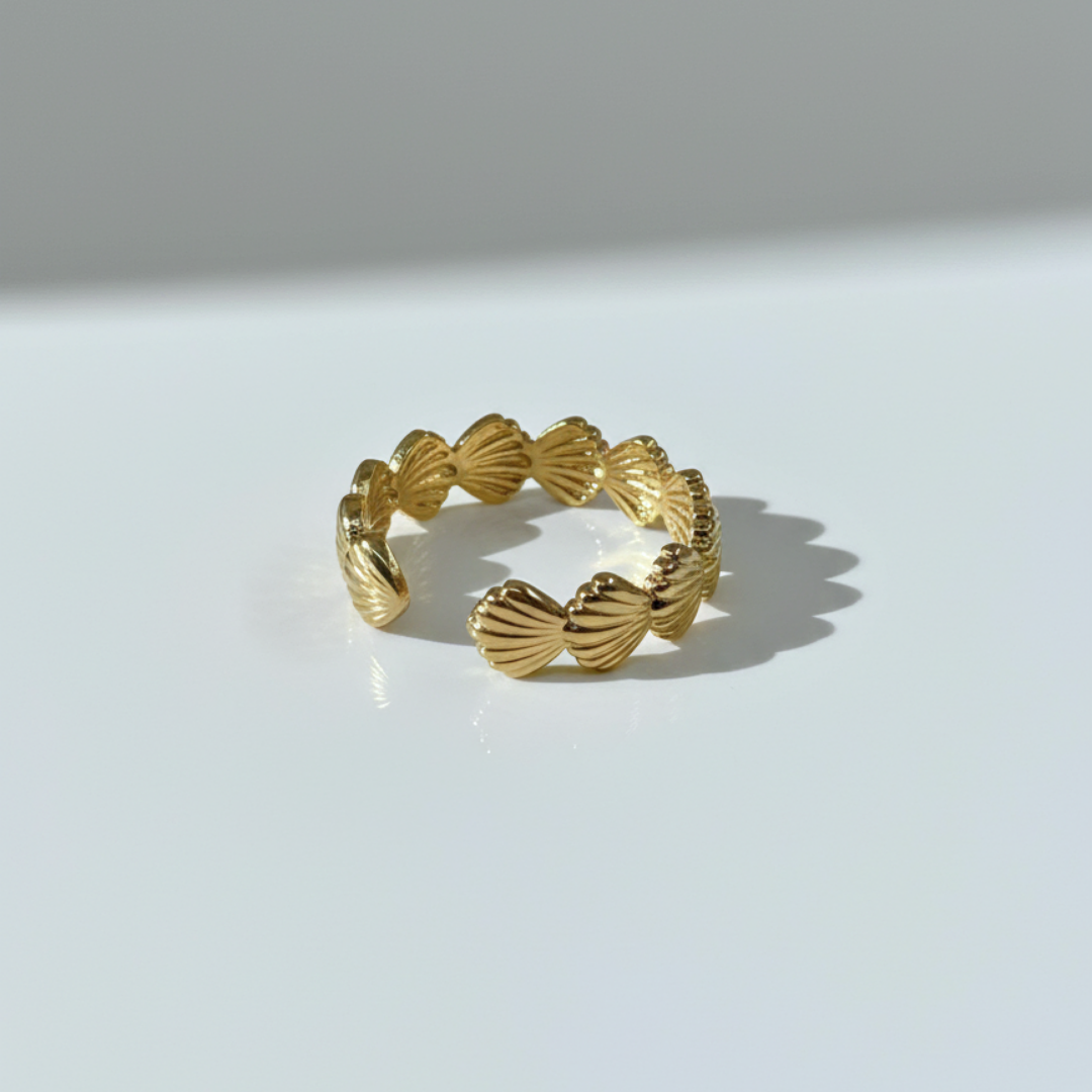 Celeste Shell Band Ring (BUY1GET1)