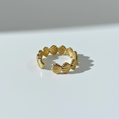 Celeste Shell Band Ring (BUY1GET1)