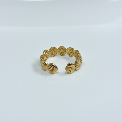 Celeste Shell Band Ring (BUY1GET1)