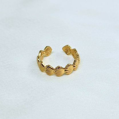 Celeste Shell Band Ring (BUY1GET1)