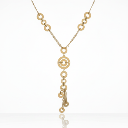 Halo Link Statement Necklace