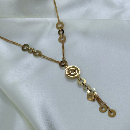Halo Link Statement Necklace