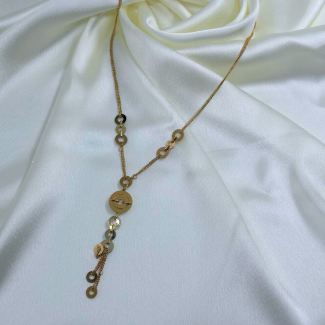 Halo Link Statement Necklace