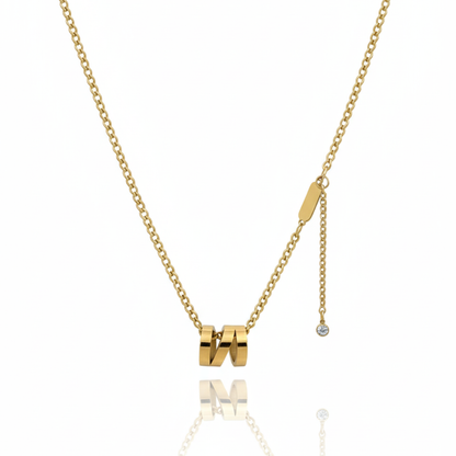 Sculpted Arc Adjustable Necklace