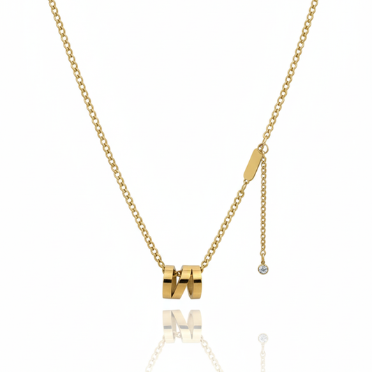 Sculpted Arc Adjustable Necklace