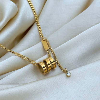 Sculpted Arc Adjustable Necklace