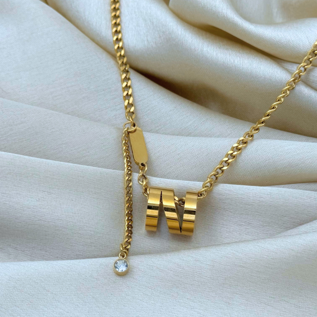 Sculpted Arc Adjustable Necklace