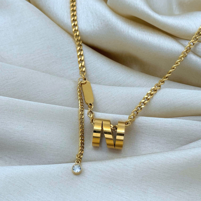 Sculpted Arc Adjustable Necklace