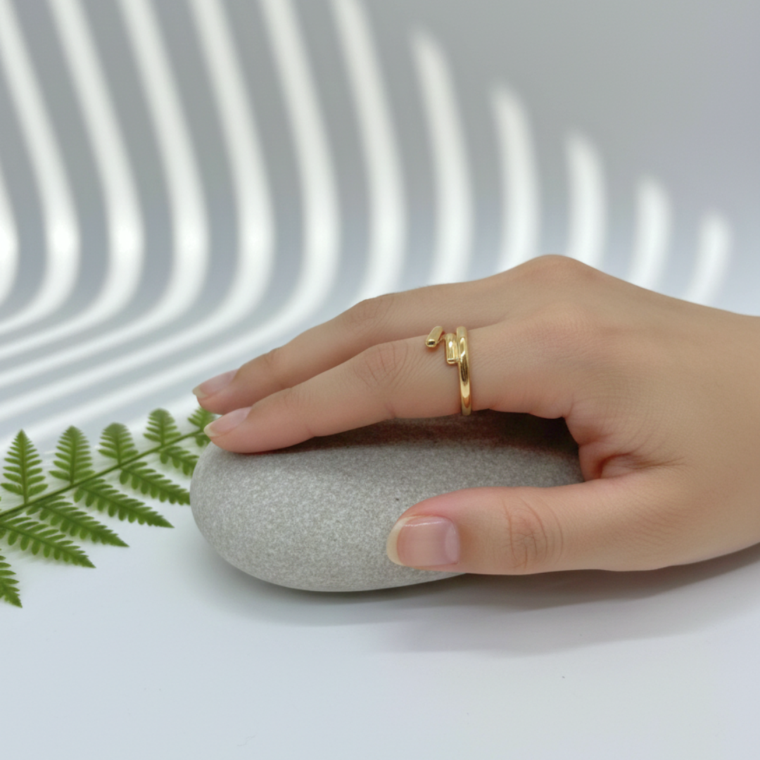 Pulse Curve Ring (BUY1GET1)