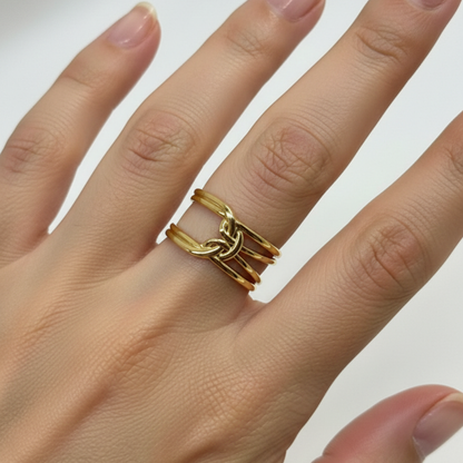 Interlock Knot Statement Ring (BUY1GET1)