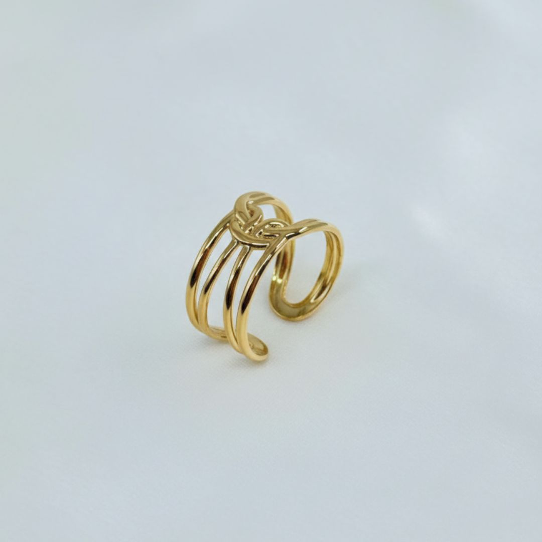 Interlock Knot Statement Ring (BUY1GET1)