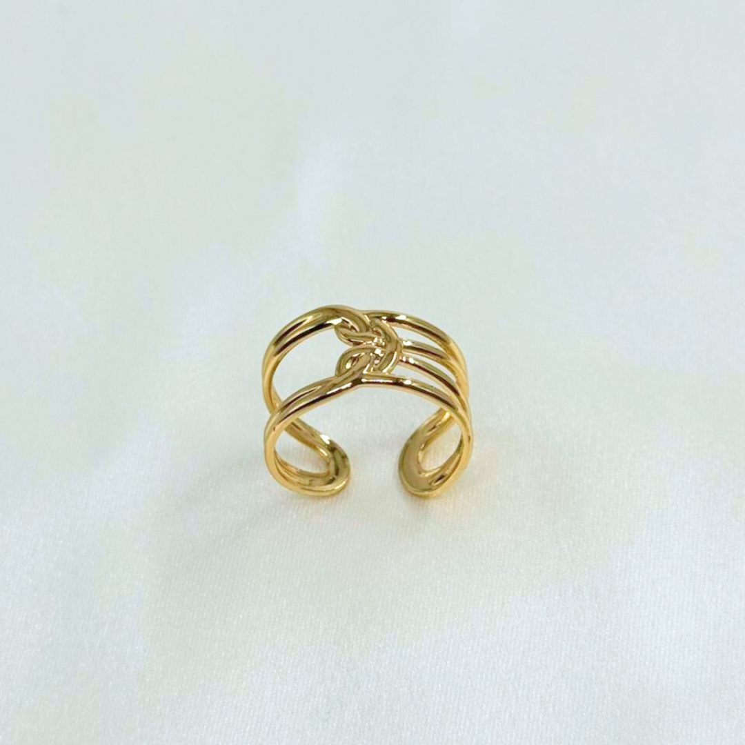 Interlock Knot Statement Ring (BUY1GET1)