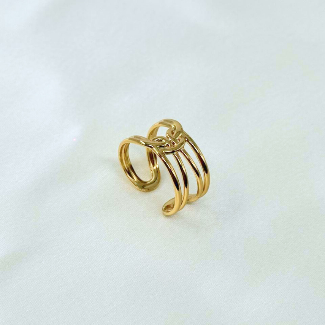 Interlock Knot Statement Ring (BUY1GET1)
