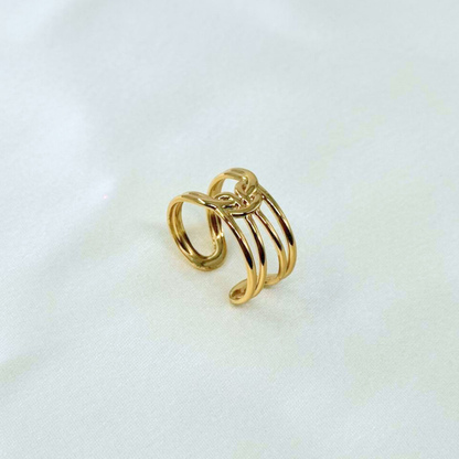 Interlock Knot Statement Ring (BUY1GET1)