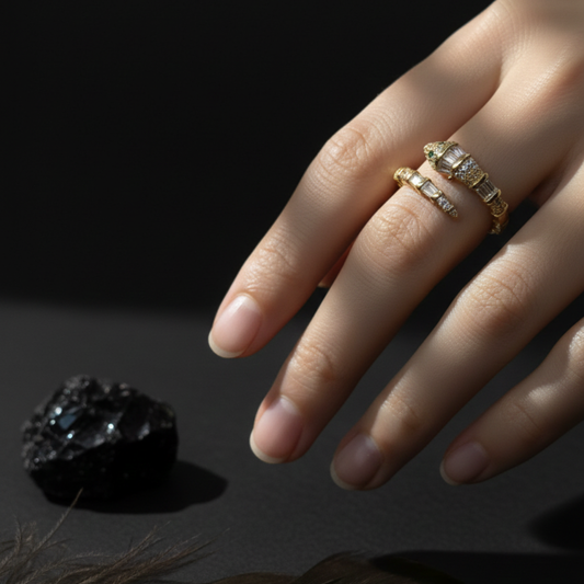 Serpent Spark Green Eye Ring (BUY1GET1)