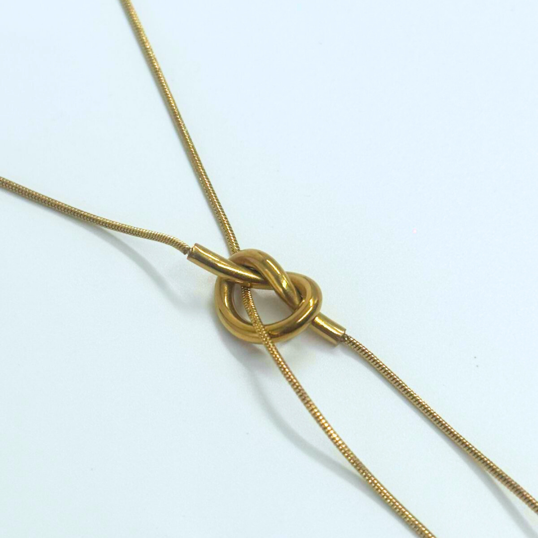 Luna Drop Emblem Necklace