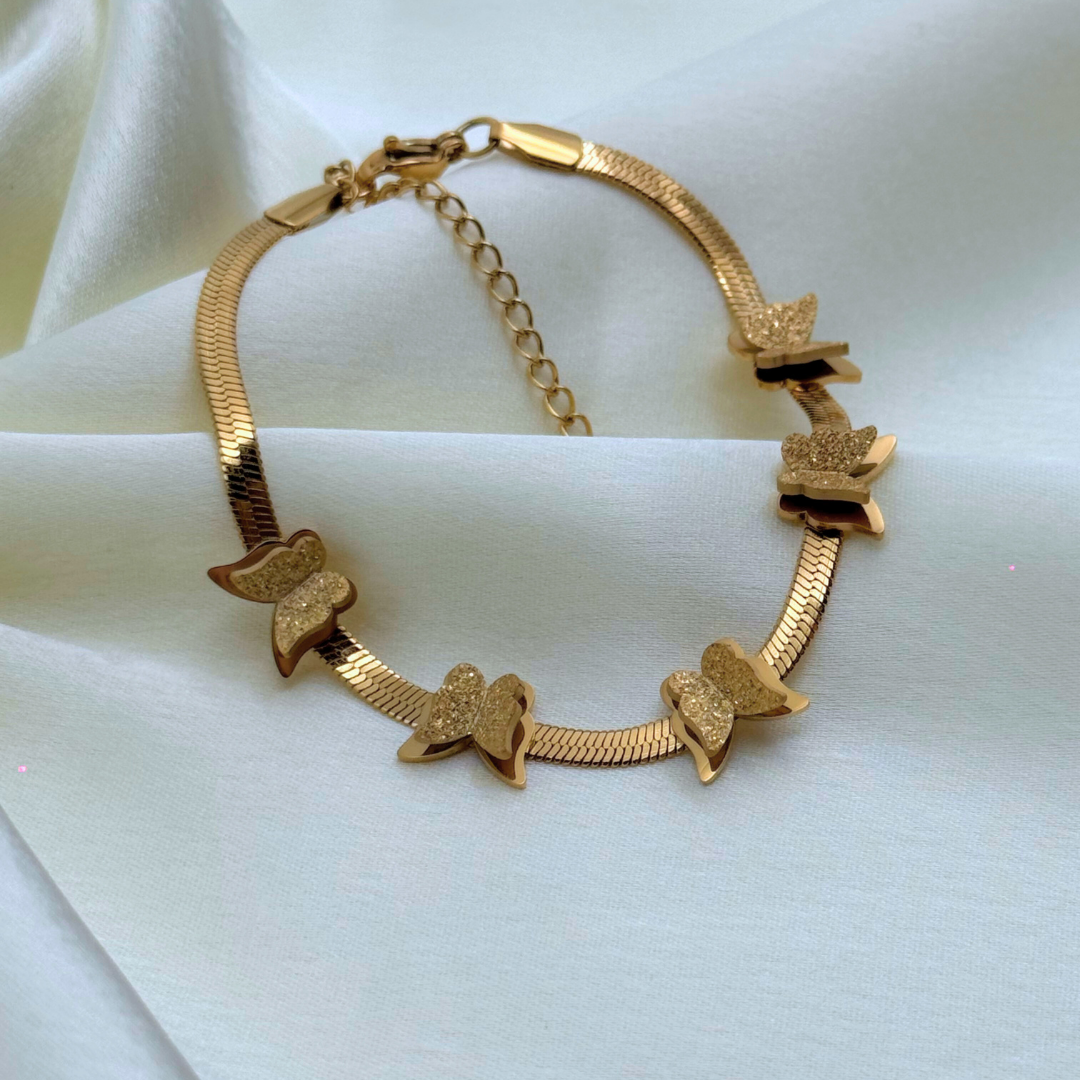 Butterfly Charm Bracelet
