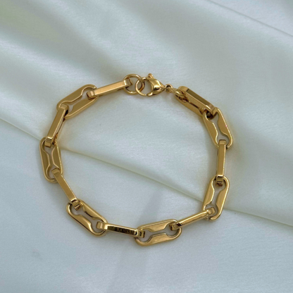 Elongated Link Men’s Bracelet