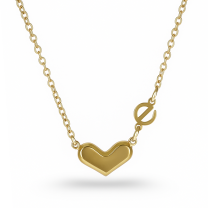 Minimalist Heart Charm Necklace