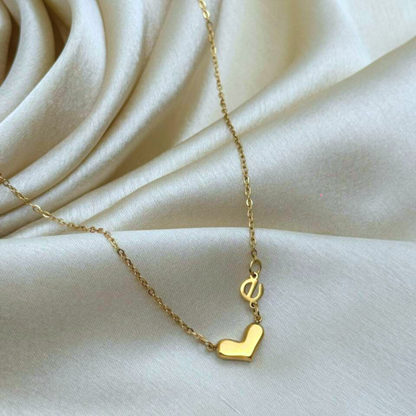 Minimalist Heart Charm Necklace